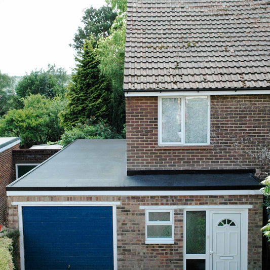 ClassicBond EPDM Rubber Roofing Fitted to a Home Extension with a Flat Roof