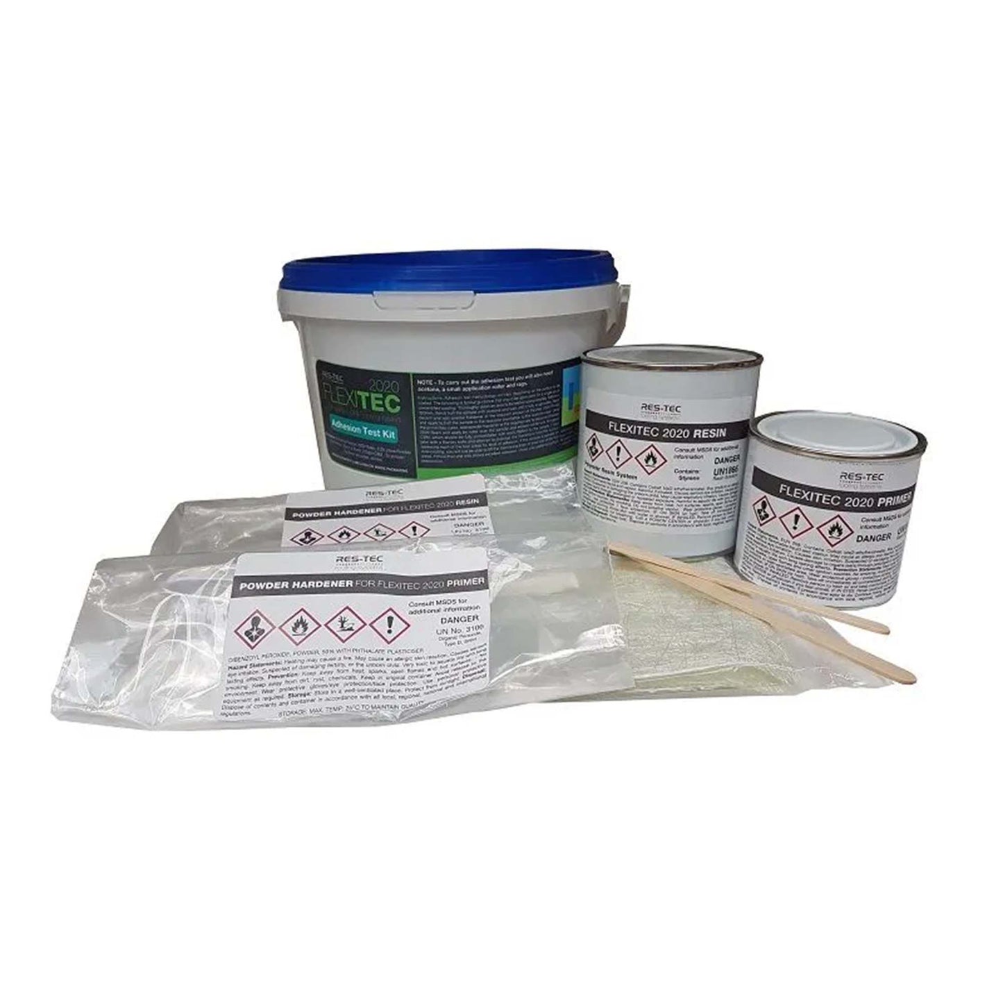 Adhesion Test Kit for Flexitec GRP Roofing used to Confirm Substrate Compatibility