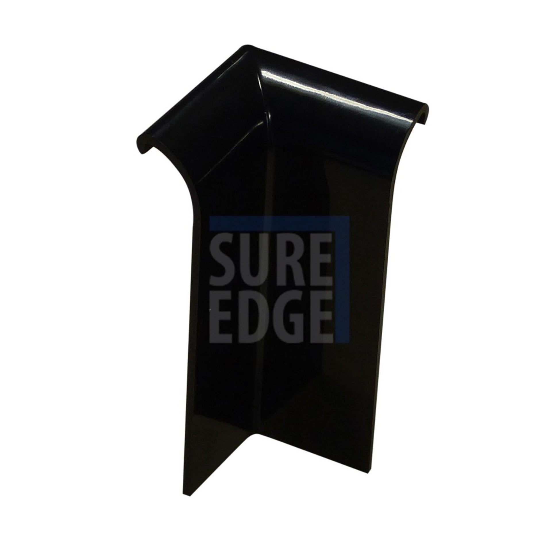 sure edge internal drip corner in black