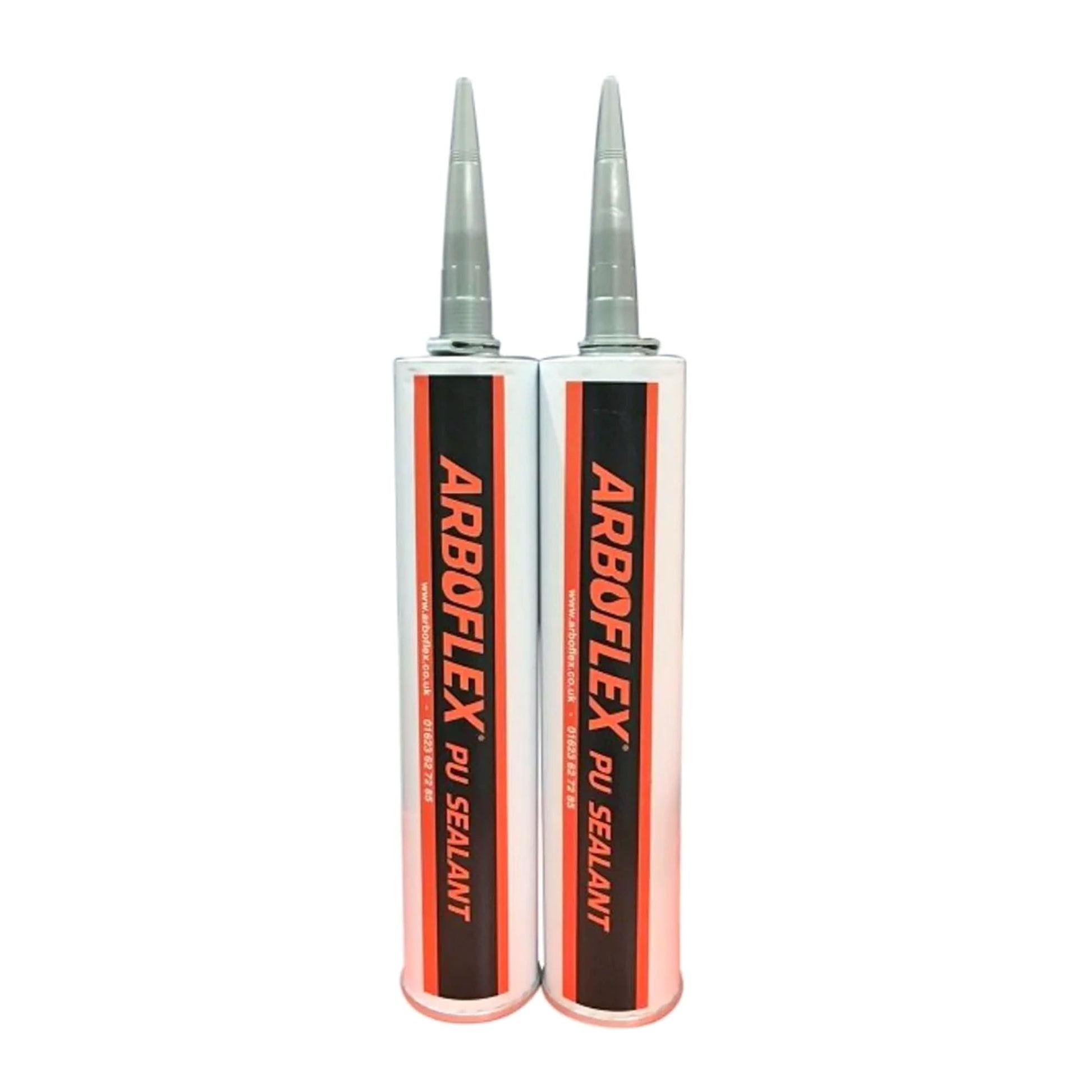 2 arboflex pu sealant 300ml cartridges on a white background