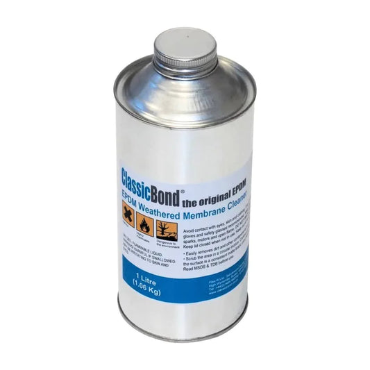 tin of epdm rubber roofing membrane cleaner for weathered epdm