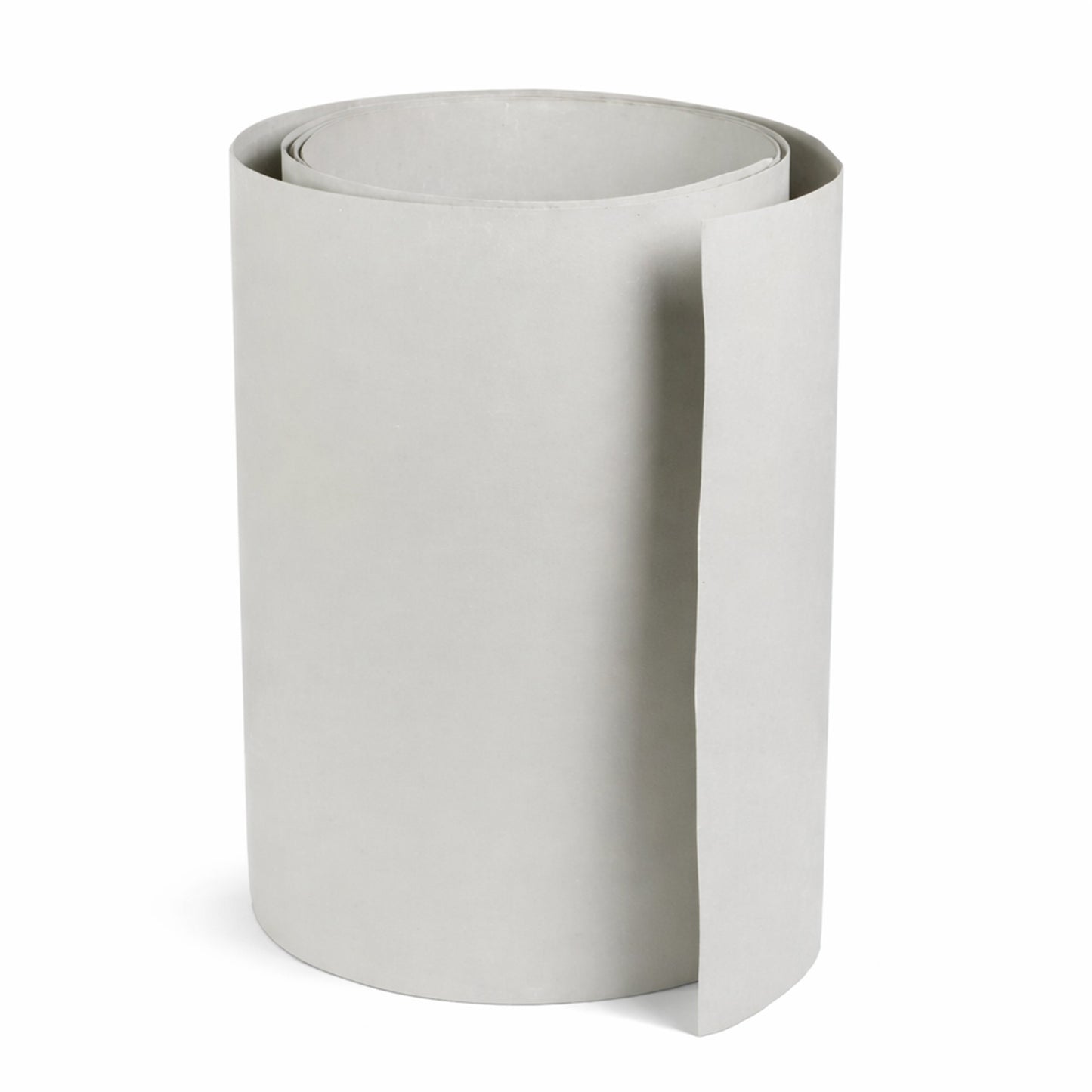 roll of grp flat sheet roll trim on a white background