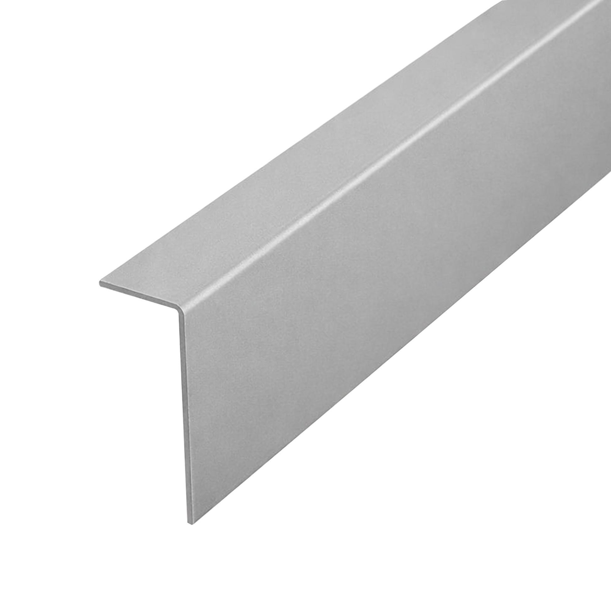 Grp wall flashing trim. Simulated lead flashing trim for fibreglass roofing on a white background