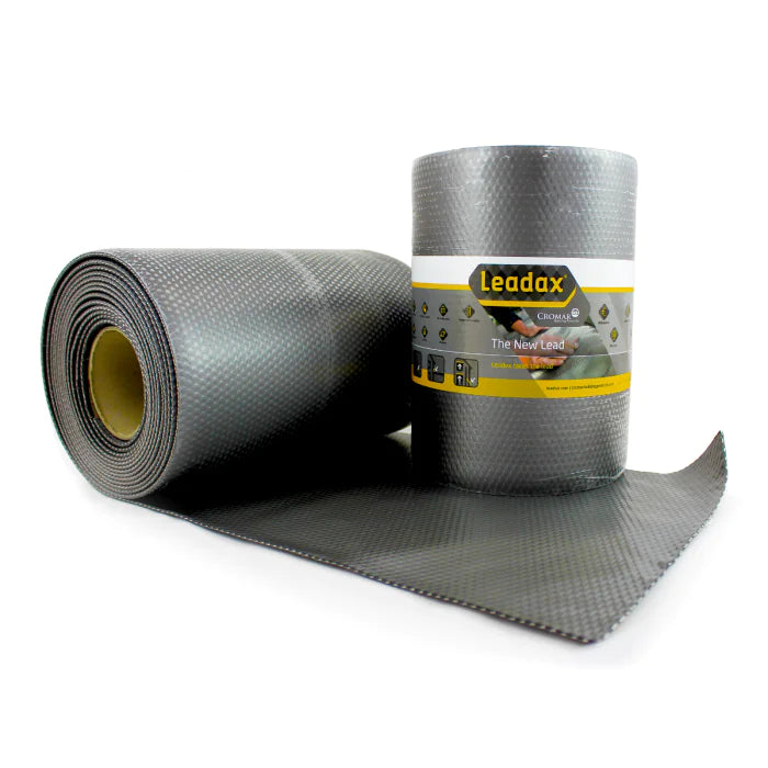 2 rolls of leadax lead flashing alternative on a white background