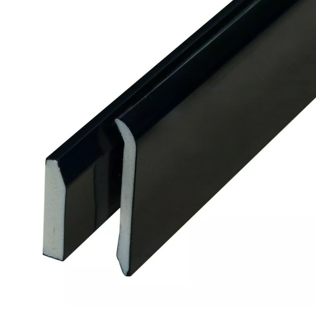 sure edge drip trim front plate and back plate in black
