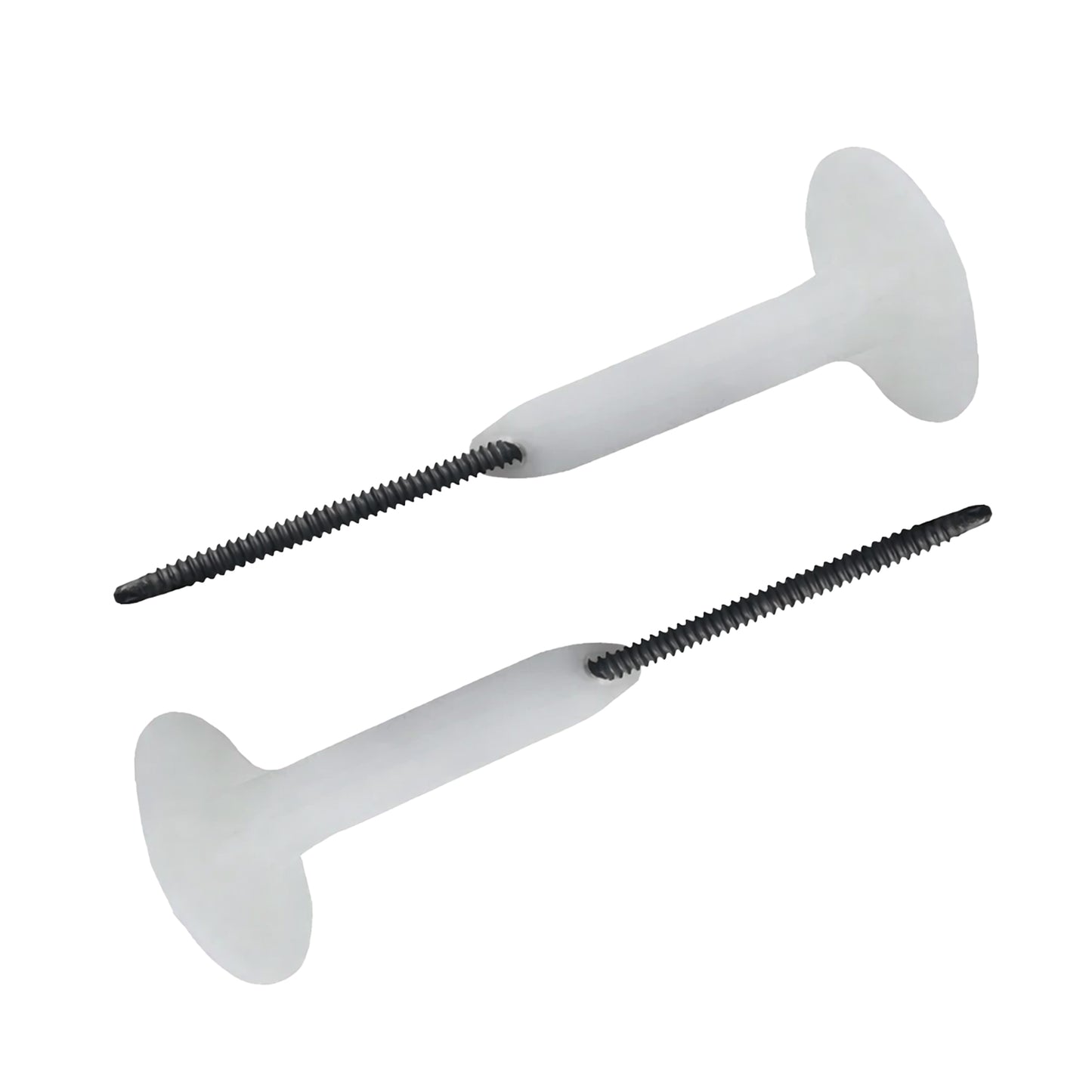 telescopic thermally broken fixings for warm deck flat roofs on a white background